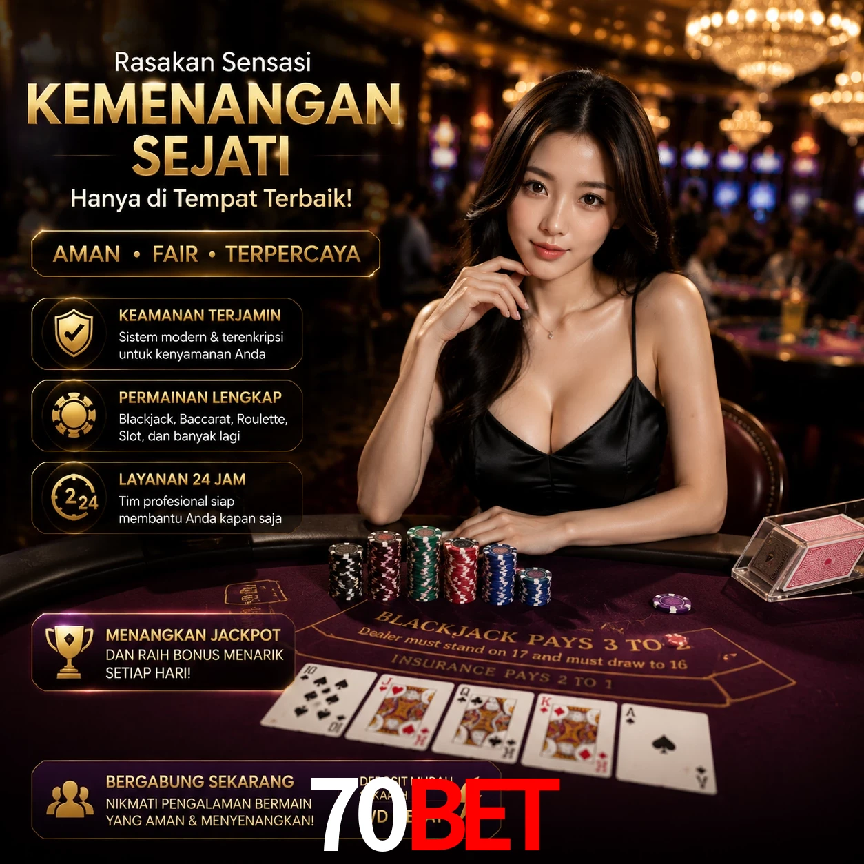 Bônus exclusivos membros VIP 70bet